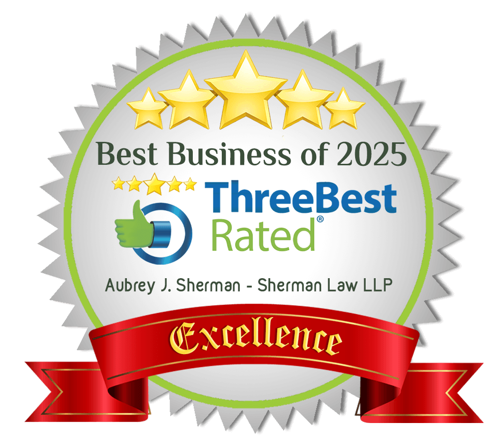 Best business of 2025 badge by ThreeBestRated.