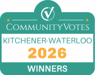 Community Votes Kitchener Waterloo - Best Business of 2025 Platinum - Estate Lawyers; Platinum - Mediation Services; Platinum - Kitchener-Waterloo Lawyers - Platinum